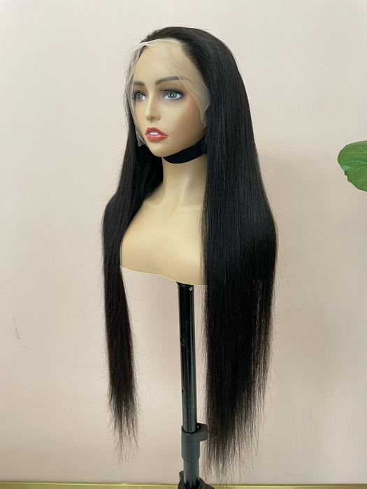 Silky straight lace wig